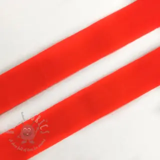 Omvouwelastiek mat 20 mm neon oranje