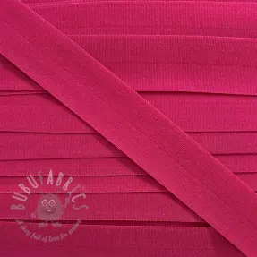 Omvouwelastiek mat 20 mm roze