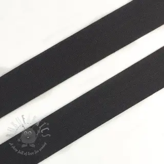 Omvouwelastiek mat 20 mm donkergrijs