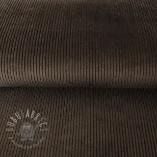 Ribfluweel dark brown