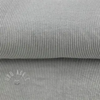 Ribfluweel grey