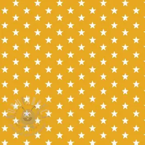 Katoenen stof Petit stars yellow