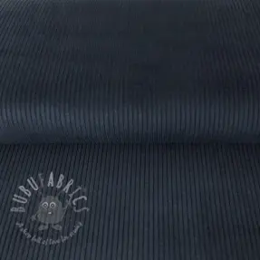 Ribfluweel navy
