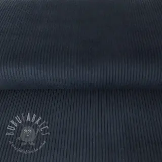Ribfluweel navy