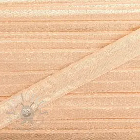 Omvouwelastiek 15 mm peach