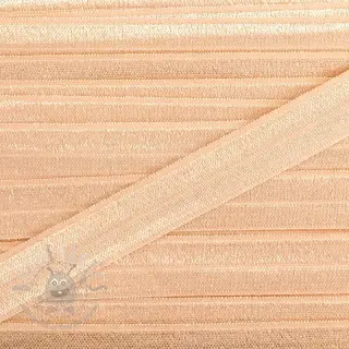 Omvouwelastiek 15 mm peach