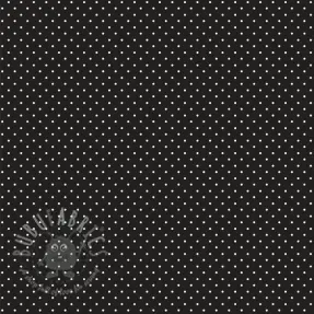 Katoenen stof Petit dots black