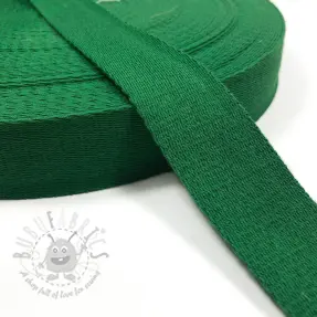 Tassenband katoen 4 cm grass green