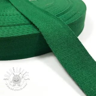 Tassenband katoen 4 cm grass green