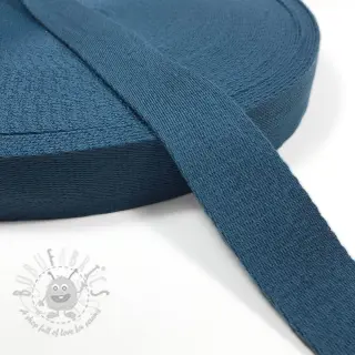Tassenband katoen 4 cm jeans