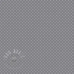 Katoenen stof Petit dots grey