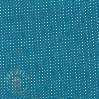 Katoenen stof Petit dots indigo