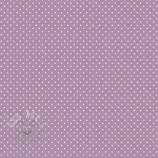 Katoenen stof Petit dots lilac
