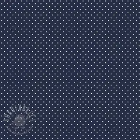 Katoenen stof Petit dots navy