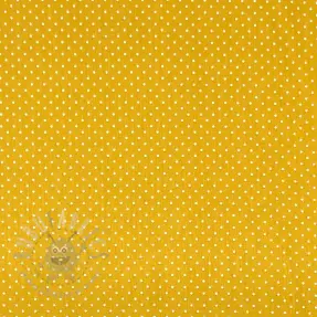 Katoenen stof Petit dots ochre