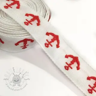Lint Anchor white/red