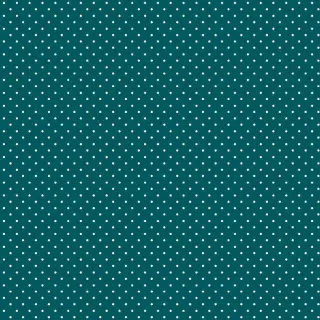 Bavlnená látka Petit dots petrol