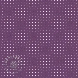 Katoenen stof Petit dots purple