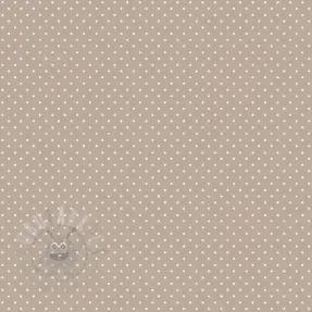 Katoenen stof Petit dots sand