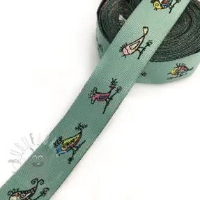 Lint Birds dark mint