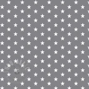 Katoenen stof Petit stars grey