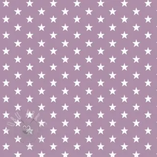 Katoenen stof Petit stars lilac