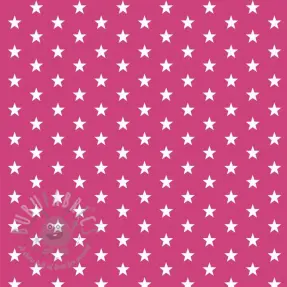 Katoenen stof Petit stars pink
