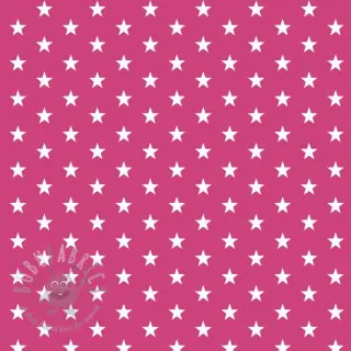 Katoenen stof Petit stars pink