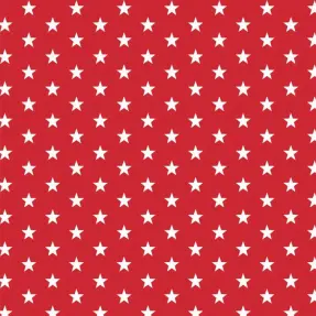 Bavlnená látka Petit stars red