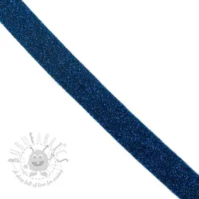 Biaisband LUREX cobalt