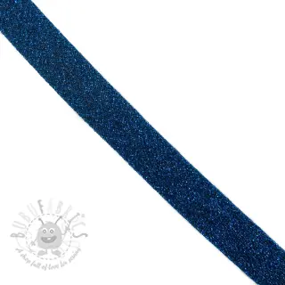 Biaisband LUREX cobalt