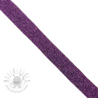 Biaisband LUREX purple