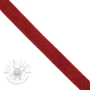 Biaisband LUREX red
