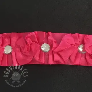 Satijnen lint Crystal fuchsia