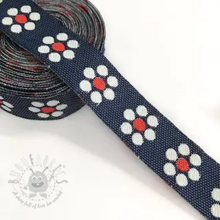 Lint Jeans flowers red