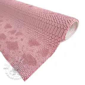 Kunstleer COBRA rose