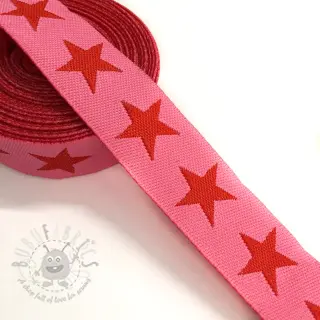 Lint Stars pink/red