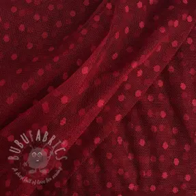 Tule voor TUTU-rok SPOT bordeaux