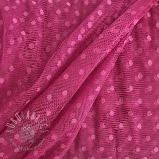 Tule voor TUTU-rok SPOT dark fuchsia