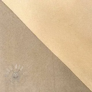 Kunstleer suède ALASKA sable/beige