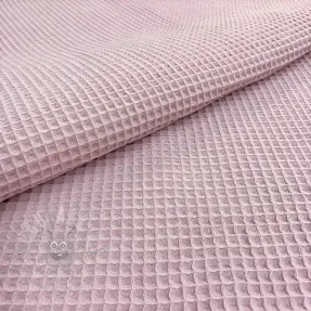 Katoen met wafelbinding old rose
