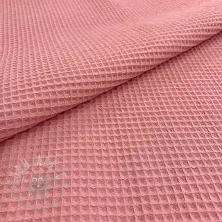 Katoen met wafelbinding rose