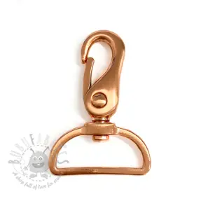 Metalen Karabijnhaak 40 mm copper
