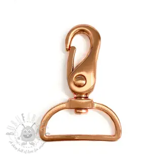 Metalen Karabijnhaak 40 mm copper