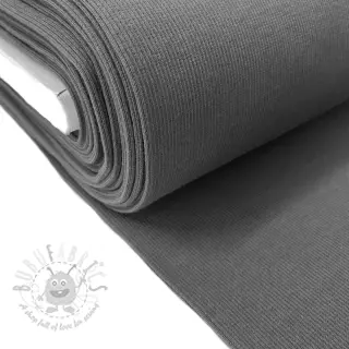 Boordstof RIB anthracite ORGANIC