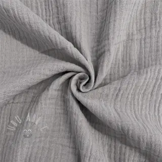 Dubbelgaas/mousseline grey