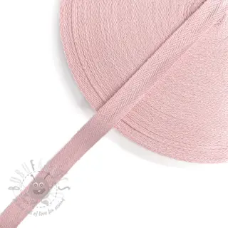 Keperband katoenen 15 mm pink