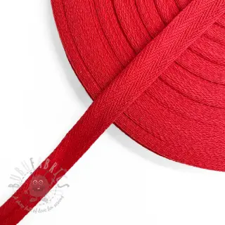 Keperband katoenen 15 mm red