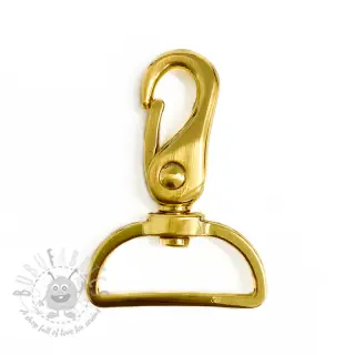 Metalen Karabijnhaak 40 mm gold