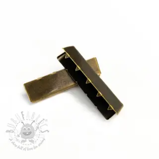 Metalen Eindkapje 40 mm messing